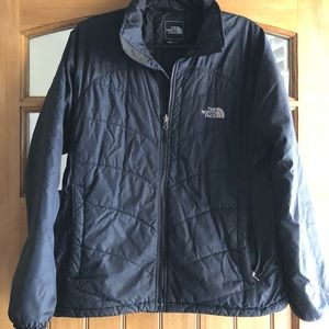 Women’s quilted puffer the north face jacket.